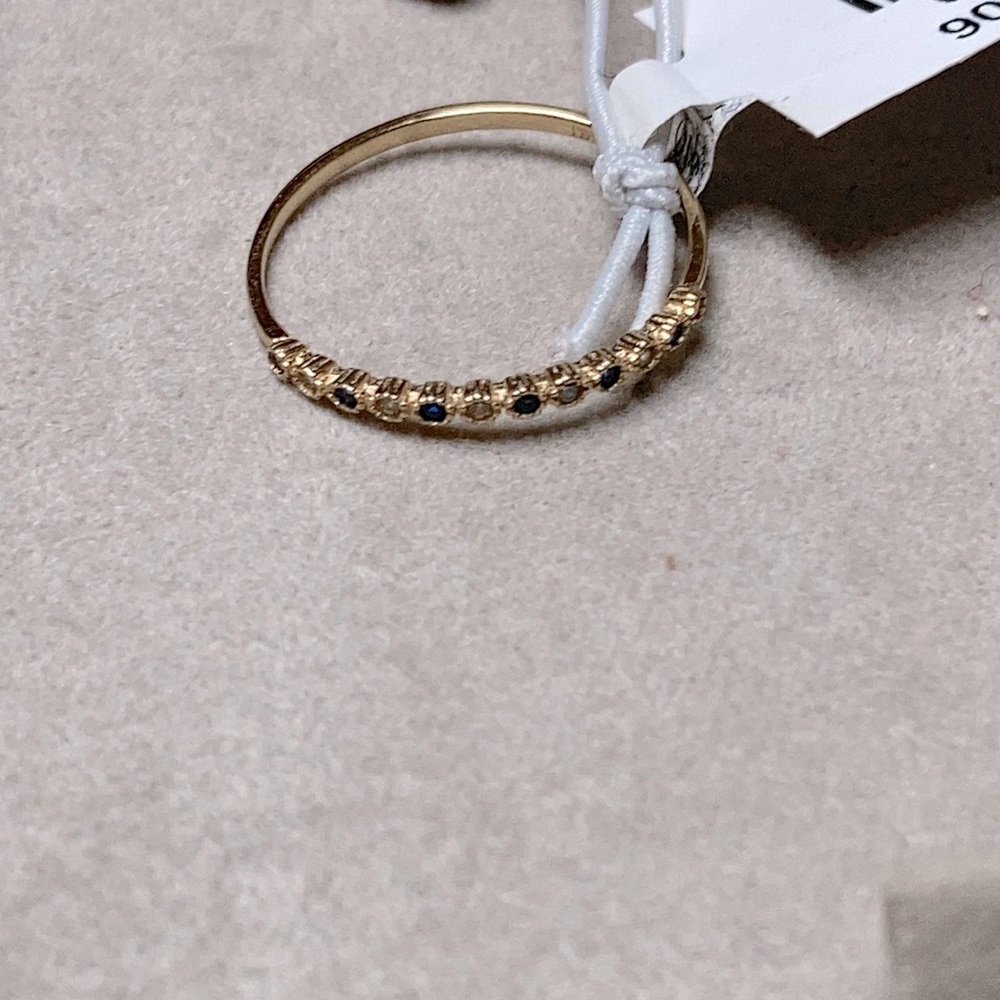 Gold Ring with Gemstones
